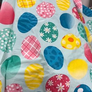 Colorful Easter Egg Patterned vinyl table cover